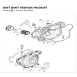 SHIFT SHAFT POSITION PIN SHAFT product image