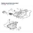 TIMING ADJUSTING HOLE BOLT product image