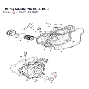 TIMING ADJUSTING HOLE BOLT product image