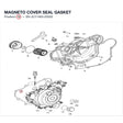 MAGNETO COVER SEAL GASKET product image