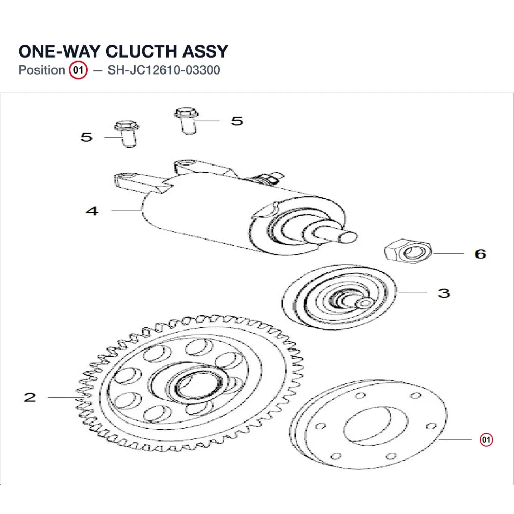 ONE-WAY CLUCTH ASSY product image