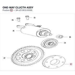 ONE-WAY CLUCTH ASSY product image