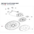 ONE-WAY CLUCTH GEAR ASSY product image