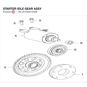 STARTER IDLE GEAR ASSY product image