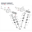 EXHAUST CAMSHAFT product image
