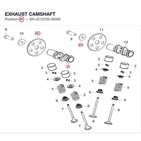 EXHAUST CAMSHAFT product image