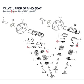 VALVE UPPER SPRING SEAT product image