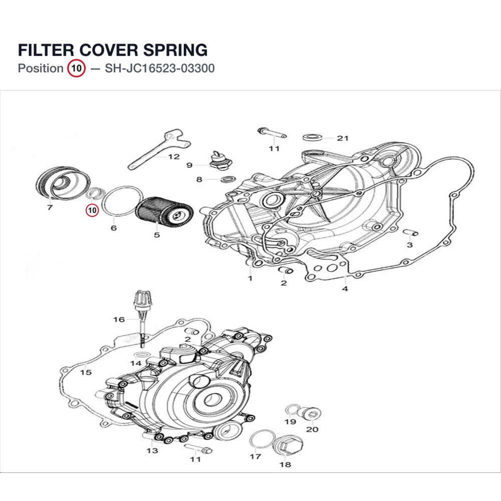 FILTER COVER SPRING product image