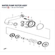 WATER PUMP ROTOR ASSY product image