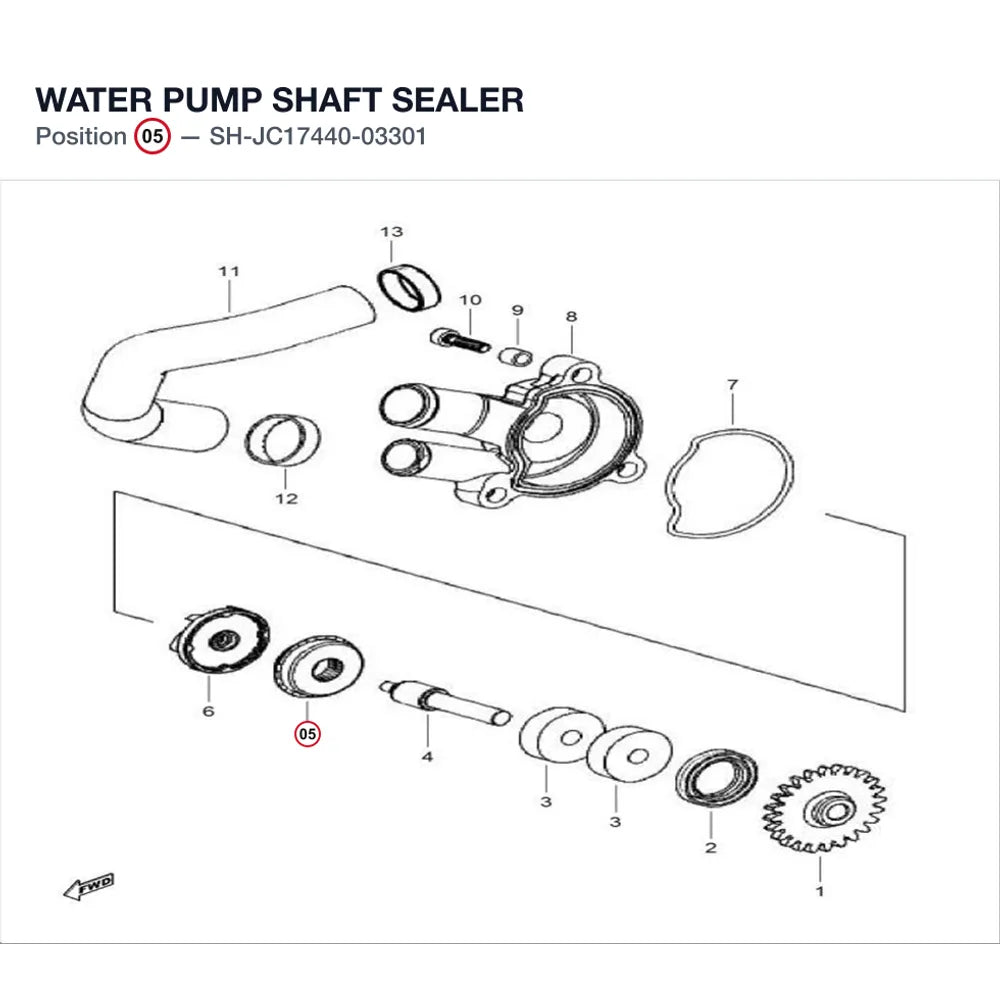 WATER PUMP SHAFT SEALER product image