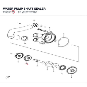 WATER PUMP SHAFT SEALER product image