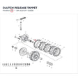 CLUTCH RELEASE TAPPET product image