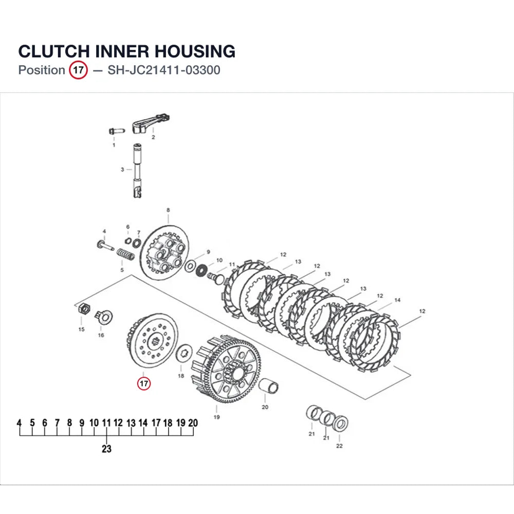 CLUTCH INNER HOUSING product image