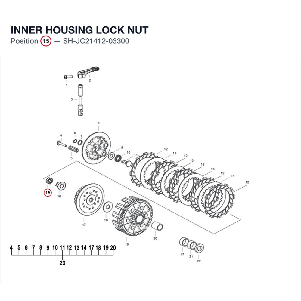 INNER HOUSING LOCK NUT product image