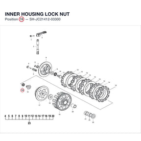 INNER HOUSING LOCK NUT product image