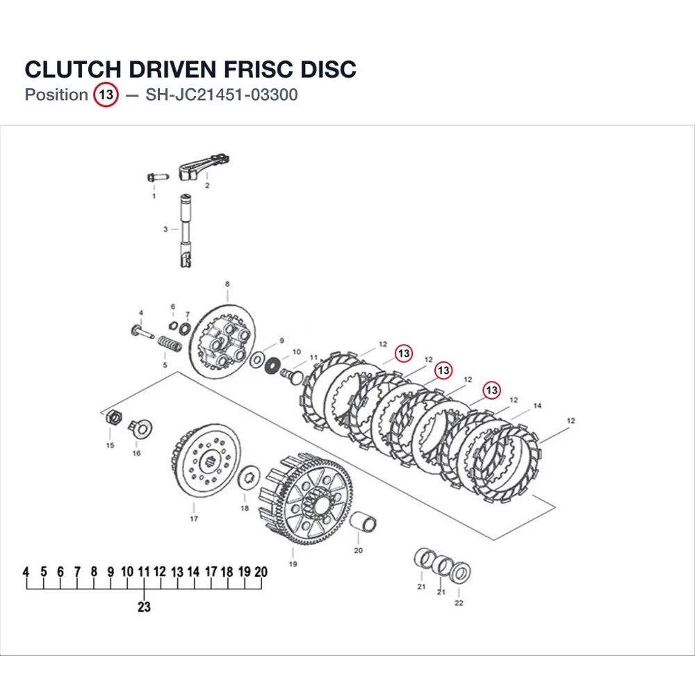CLUTCH DRIVEN FRISC DISC product image