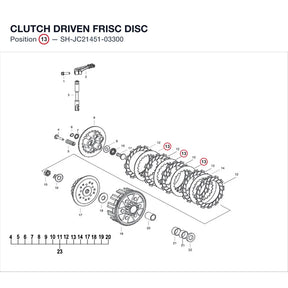 CLUTCH DRIVEN FRISC DISC product image