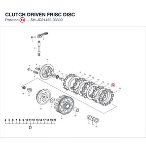 CLUTCH DRIVEN FRISC DISC product image