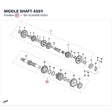 MIDDLE SHAFT ASSY product image