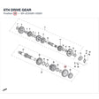 6TH DRIVE GEAR product image