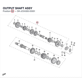 OUTPUT SHAFT ASSY product image