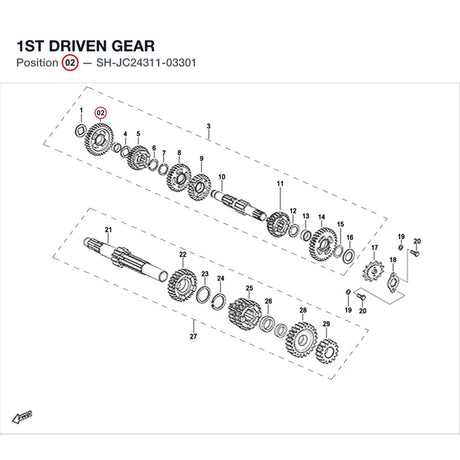 1ST DRIVEN GEAR product image