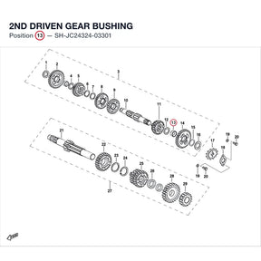 2ND DRIVEN GEAR BUSHING product image