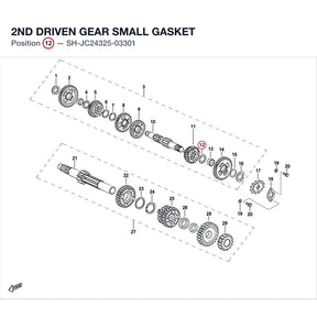 2ND DRIVEN GEAR SMALL GASKET product image