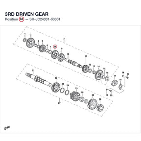 3RD DRIVEN GEAR product image