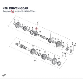 4TH DRIVEN GEAR product image