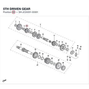 5TH DRIVEN GEAR product image