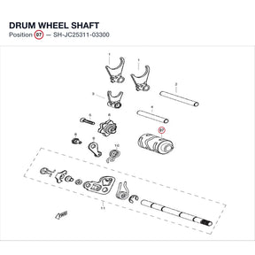 DRUM WHEEL SHAFT product image