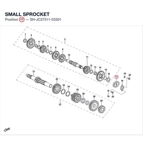 SMALL SPROCKET product image