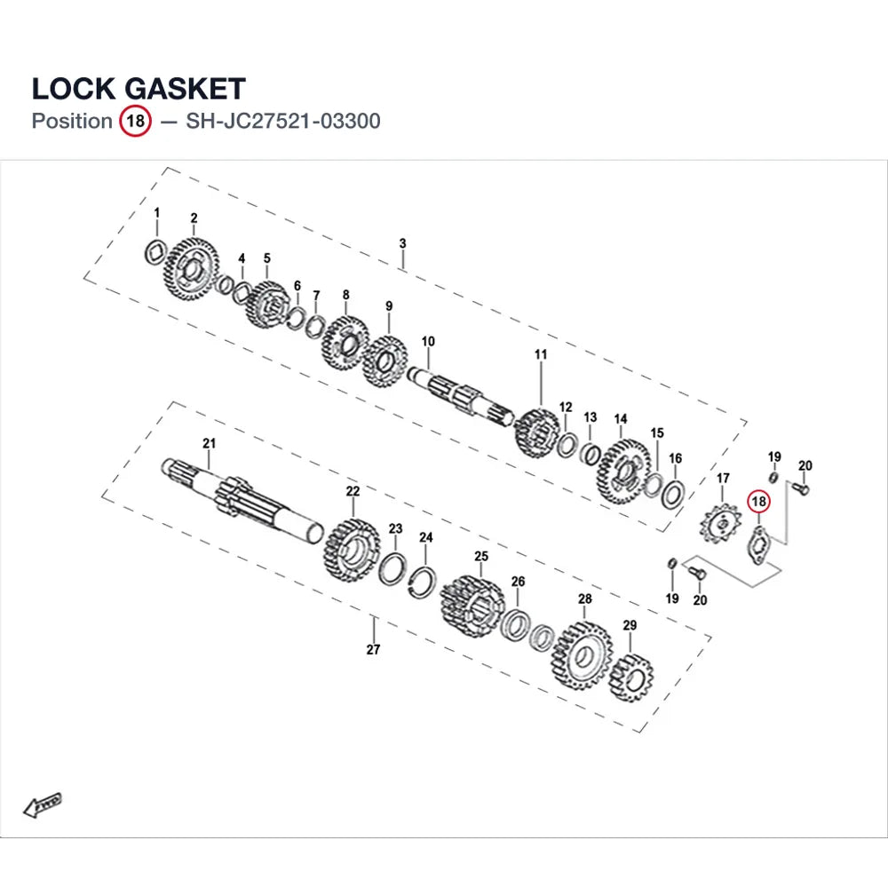 LOCK GASKET product image
