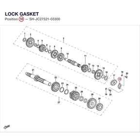 LOCK GASKET product image