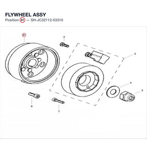 FLYWHEEL ASSY product image