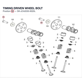TIMING DRIVEN WHEEL BOLT product image