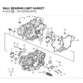 BALL BEARING LIMIT GASKET product image