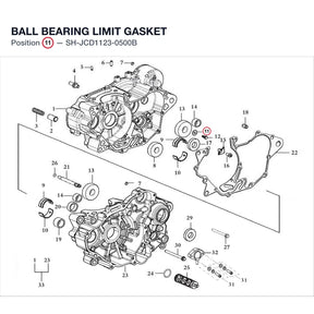BALL BEARING LIMIT GASKET product image