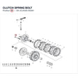 CLUTCH SPRING BOLT product image