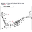 SCROLL PAPER, HEAT INSULATION product image