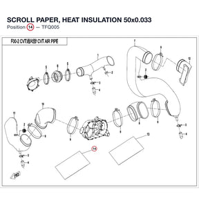 SCROLL PAPER, HEAT INSULATION product image