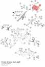 Diagram preview: Cross brace, rear part (6170300204056)