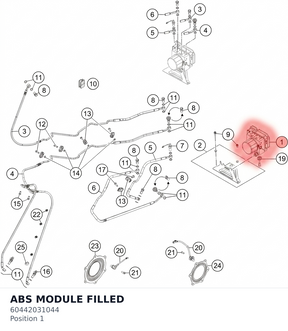 Diagram preview: ABS MODULE FILLED (60442031044)