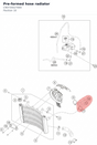 Diagram preview: Pre-formed hose radiator (C90735027000)