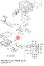 Diagram preview: HH collar screw M6x25 ISA30 (C0000250602500)
