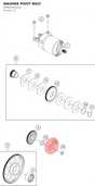 Diagram preview: WASHER PIVOT BOLT (J690000820000)