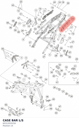 Diagram preview: CASE BAR L/S (60312020250)