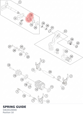 Diagram preview: SPRING GUIDE (54634120000)