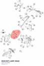 Diagram preview: BRACKET LAMP HEAD (A60314010000)